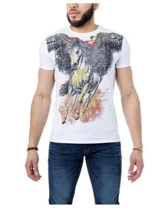 Мужская футболка со стразами и изображением животных X-ray