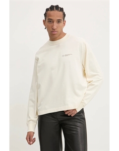 Хлопковая кофта с длинным рукавом, бежевый Abercrombie & fitch