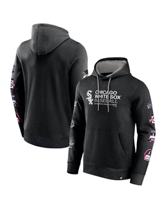 Мужской черный пуловер с капюшоном Chicago White Sox Extra Innings с логотипом Fanatics