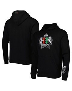 Мужской черный пуловер с капюшоном Ajax Daily Paper Adidas