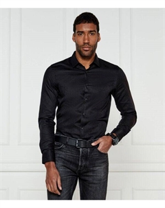 Рубашка elisha02 Extra slim fit, черный Hugo