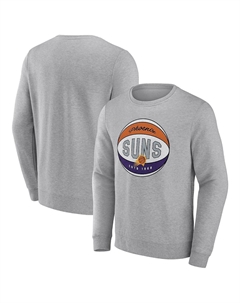 Мужская фирменная толстовка с мелким серым принтом phoenix suns true classics vint pullover sweatshirt, мульти Fanatics