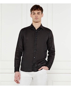 Льняная рубашка pai-w Slim fit, черный Joop