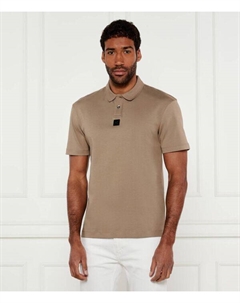 Рубашка поло Regular fit, желтый Hugo