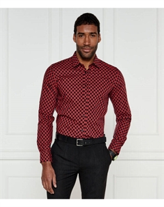 Рубашка elisha02 Extra slim fit, красный Hugo