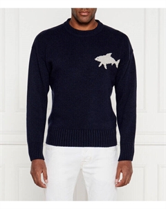 Шерстяной свитер Regular fit, синий Paul & shark