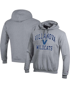 Мужской пуловер с капюшоном Heather Grey Villanova Wildcats High Motor Champion