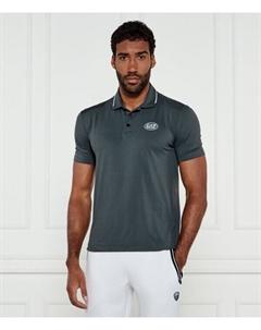 Рубашка поло Slim fit, синий Ea7