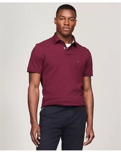 Мужская рубашка-поло приталенного кроя 1985 года, фиолетовый Tommy hilfiger