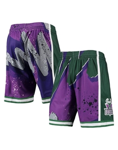 Мужские фиолетовые шорты milwaukee bucks hardwood classics 2000 hyper hoops swingman, фиолетовый Mitchell and ness
