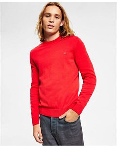 Мужской свитер с логотипом San Cassius, красный Hugo