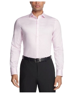 Мужская эластичная классическая рубашка без морщин TH Flex Essentials, розовый Tommy hilfiger