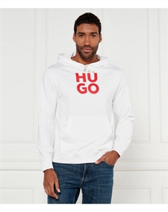 Свитер daltorreson Regular fit, белый Hugo