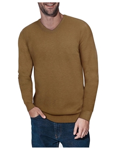 Мужской пуловер X-Ray с v-образным вырезом, коричневый X-ray