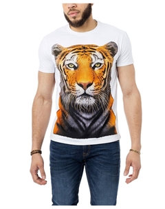 Мужская футболка со стразами и изображением животных X-ray