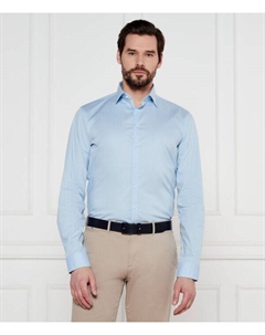 Рубашка Slim fit, синий Calvin klein