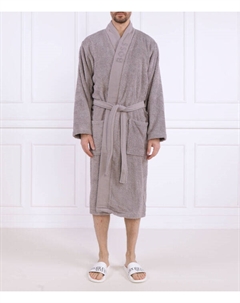 Халат однотонный Relaxed fit, желтый Boss