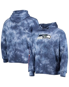 Худи мужского колледжа темно-синего цвета seattle seahawks stanley tie-dye pullover, мульти Tommy hilfiger