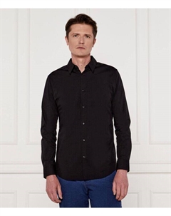 Рубашка Slim fit, черный Calvin klein