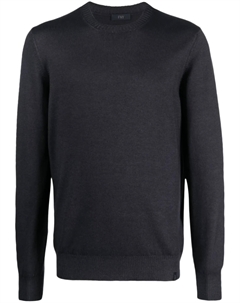 Шерстяной джемпер, серый Fay