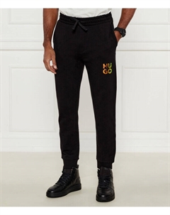 Надеты брюки Regular fit, черный Hugo