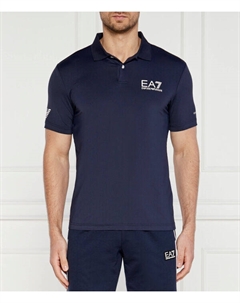 Рубашка поло Regular fit, синий Ea7