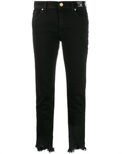 Versace jeans джинсы скинни с необработанными краями 30 черный Versace jeans