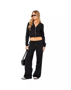 Женские спортивные брюки прямого кроя Annalize, черный Edikted