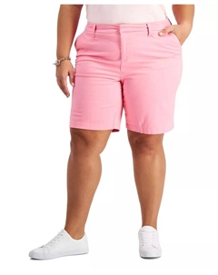 Голливудские шорты-бермуды больших размеров, розовый Tommy hilfiger