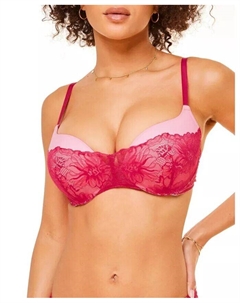 Женский бюстгальтер с глубоким вырезом Cyla Push Up, розовый Adore me