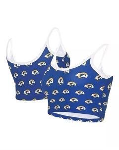 Женский бюстгальтер без косточек Royal Los Angeles Rams Gauge Lounge, синий Concepts sport