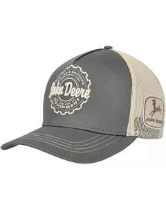 Мужская оливковая кепка John Deere Classic Equipment Trucker Snapback, зеленый Top of the world