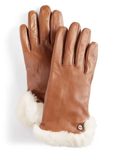 Женские технические перчатки из овчины, коричневый Ugg