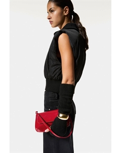 Сумка через плечо с отделкой из искусственного лака, красный Pull & bear