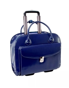 Granville, женский портфель для ноутбука с диагональю 15 дюймов на колесиках Mcklein, красный