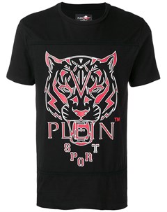 Plein sport футболка tiger xxl черный Plein sport