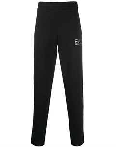 Ea7 emporio armani спортивные брюки прямого кроя xs черный Ea7 emporio armani