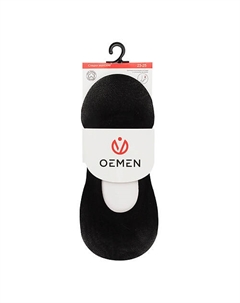 Подследники женские полиамидные KP006 черный Oemen