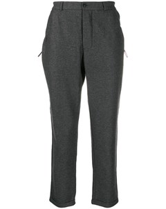 Corelate укороченные прямые брюки 48 серый Corelate