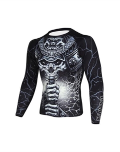 Мужской рашгард Samurai Skull MRG-80 Athletic pro.