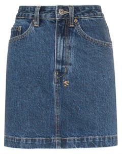 Ksubi джинсовая мини юбка super x 26 синий Ksubi
