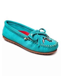 Женские мокасины Thunderbird "Animikii", синий Minnetonka