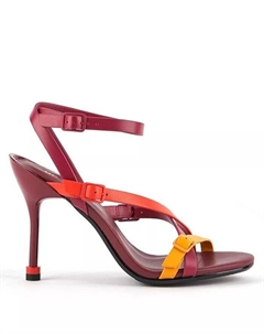 Женские босоножки SIA Strappy на высоком каблуке, красный United nude