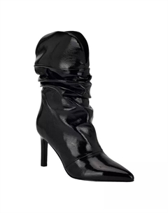 Женские ботильоны Narissa с острым носком и каблуком в стиле вестерн Scrunch, черный Guess