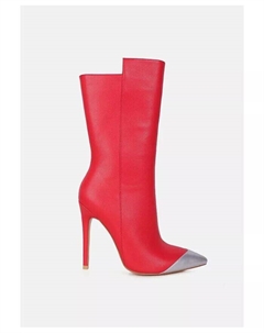 Дергающиеся ботинки, красный London rag