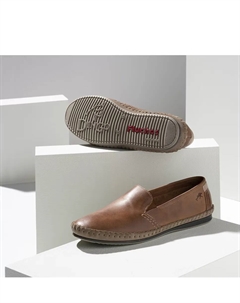 Мужские мокасины из кожи, коричневый Fluchos