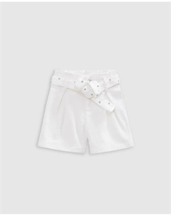 Шорты для девочек с поясом и эластичной талией, цвет Crudo Ikks