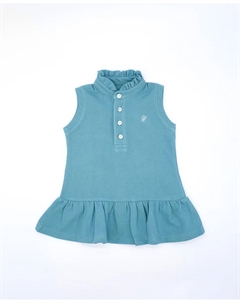 Платье для девочки из хлопка без рукавов, зеленый Fina ejerique