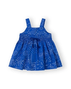 Платье для девочки голубого цвета с бретельками, темно-синий Canada house