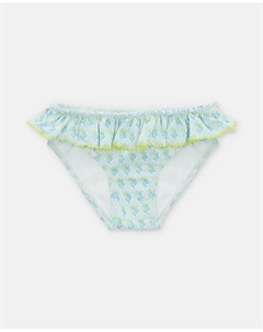 Трусики для девочек с оборкой и зеленым принтом, зеленый Martin aranda